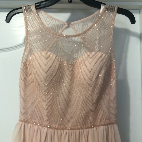 David’s Bridal petal pink dress size 0 - Picture 3 of 3